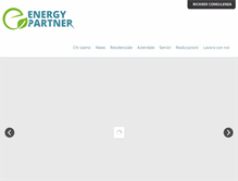 Tablet Screenshot of energypartner.it