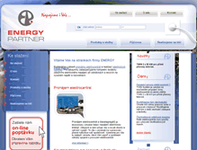 Tablet Screenshot of energypartner.cz